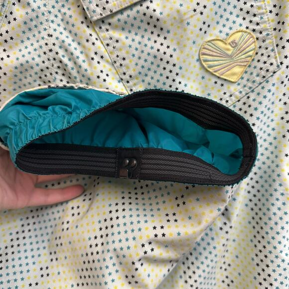 Burton Girl's Wrangler Snowboarding Pants Green Blue Stars Size XL - Picture 12 of 15